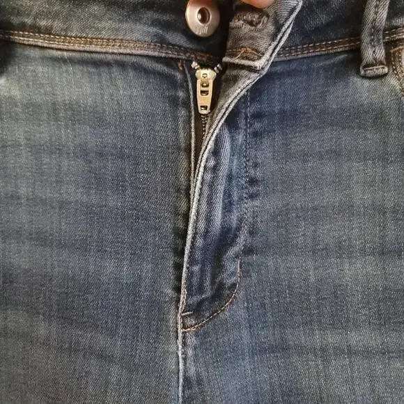 J Jill Denim Slim Ankle Jeans Size 12 Women's Pants Jean Authentic Fit Blue Jean - Picture 5 of 6